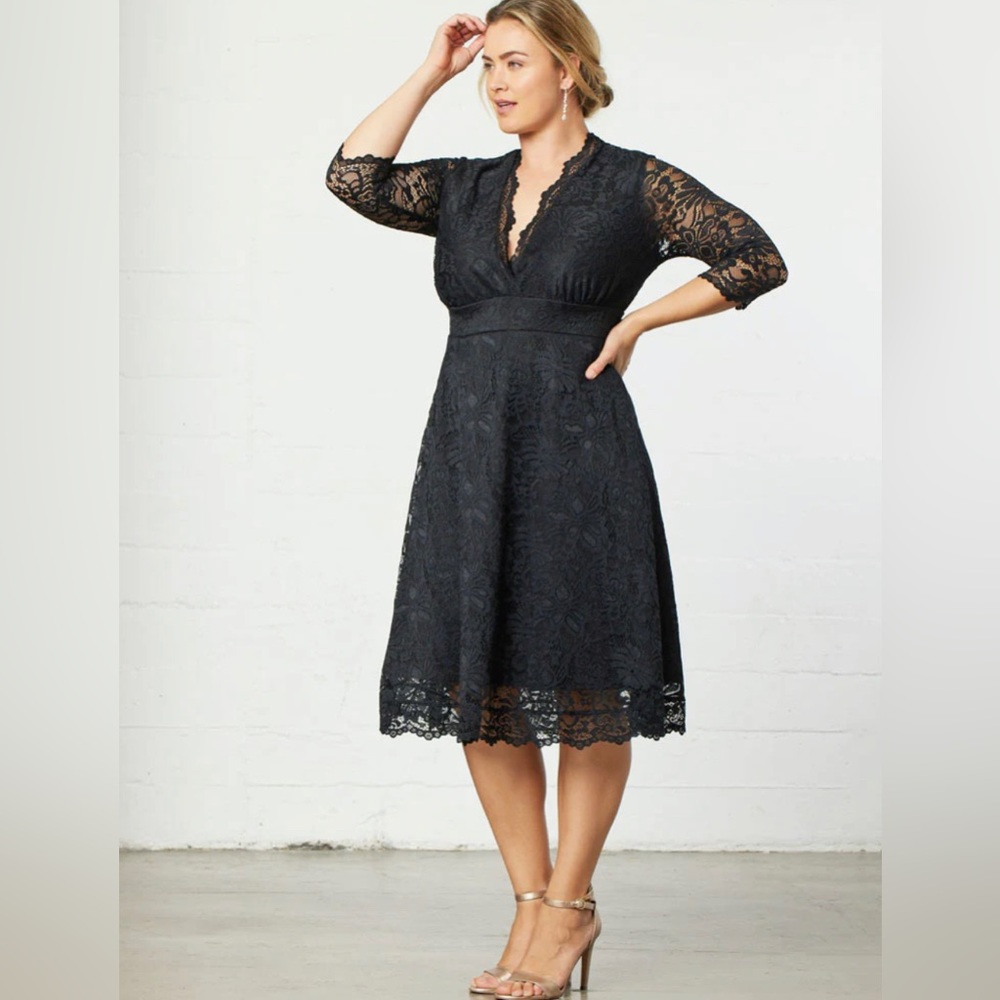 Kiyonna Mademoiselle Lace Cocktail Dress 2x (18-20) NWT